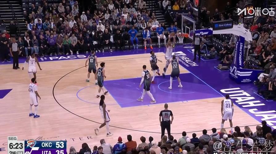 雷霆横扫爵士 豪取15连胜 雷霆横扫爵士 豪取15连胜